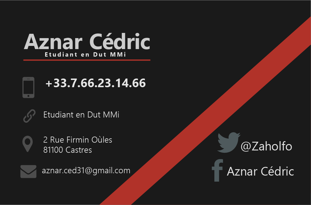 Réalisation de Cedric